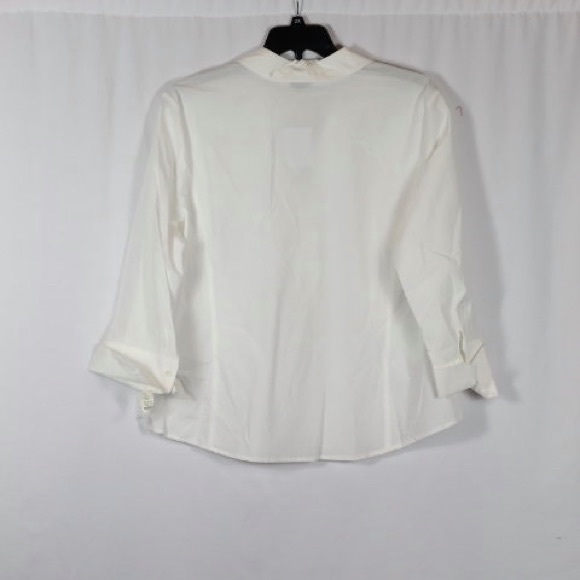 Lane Bryant Striped Dress Shirt Collared Long Sleeve - Picture 5 of 5